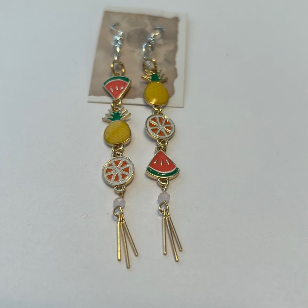 Fruit earrings